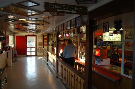 Cherry Bowl Drive-In Theatre - Inside Snack Bar (newer photo)